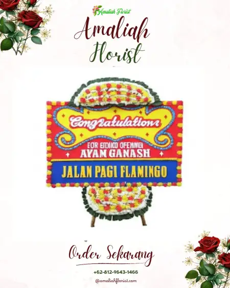 Sewa Papan Bunga Kalierang